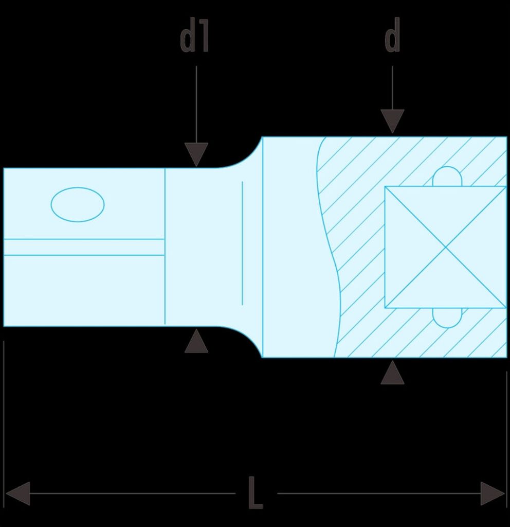Facom Verlaengerung 1/2" 130 mm Image du produit 