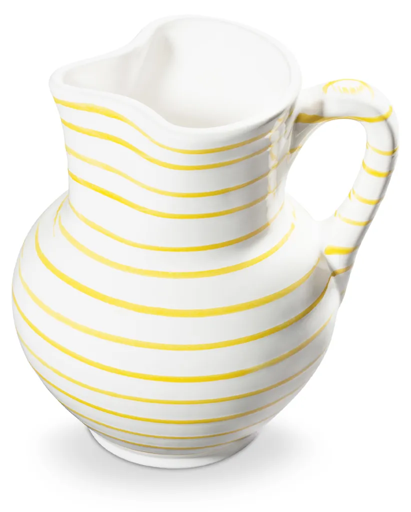 Pichet en Céramique Gmundner Keramik 1L - Carafe Artisanale Jaune