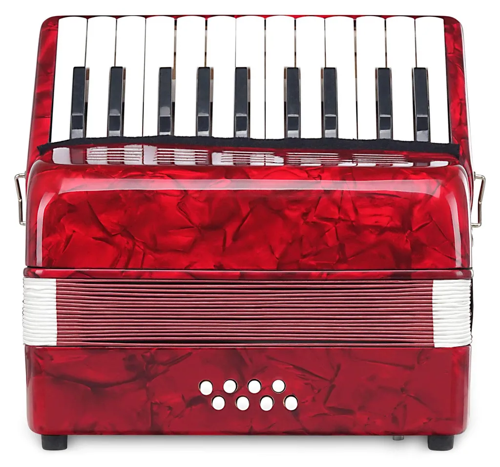 Accordéon 8 basses Classic Cantabile Second Junior rouge pour débuter - 8
