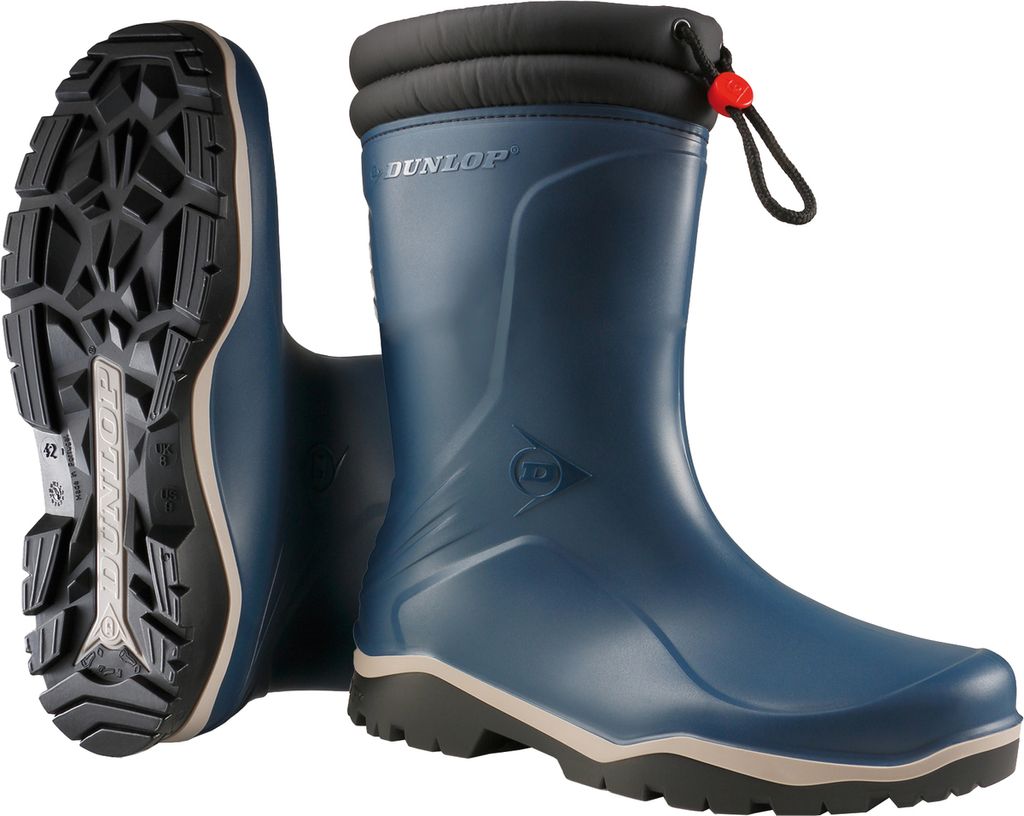 Dunlop Blizzard Gepolsterter Kinderstiefel Blau - Größe 35 Produktbild 