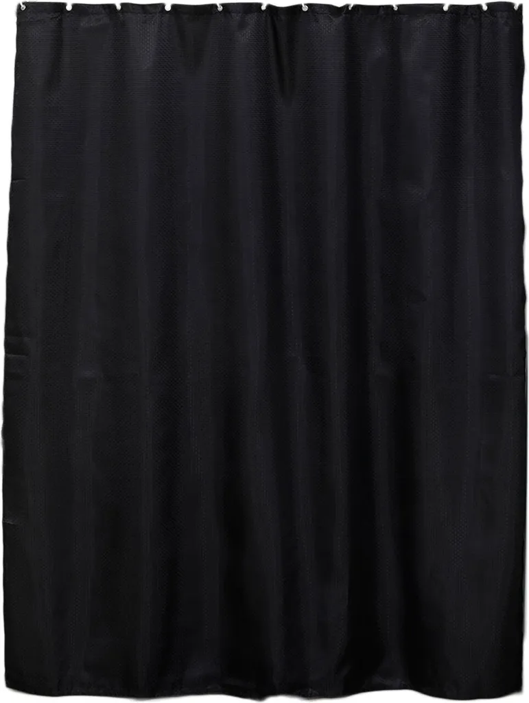 Tenda da doccia Diamond Black H200cm: Eleganza Antimuffa e Design 3D