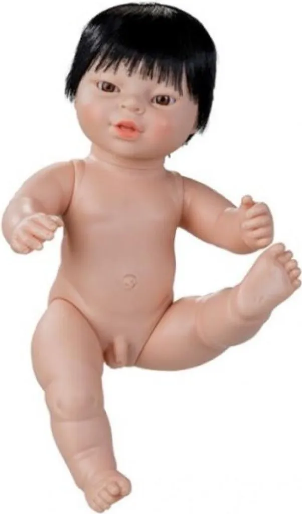 Bébé à Habiller Berjuan 38cm - Poupon Garçon Nouveau-né Asiatique
