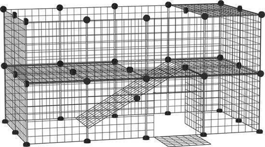 Pawhut PawHut Run Kleintierbox Metallgitter viele Formen Produktbild 