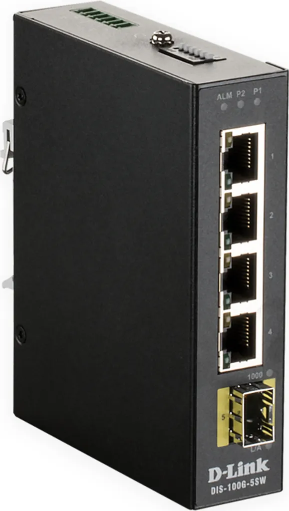 Switch Gigabit IP30 D-Link DIS-100G-5SW pour températures extrêmes