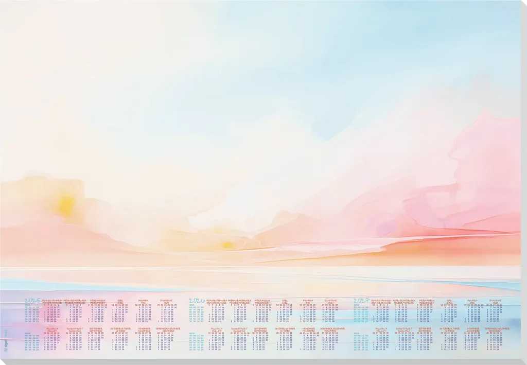 Sous-main grand format 59,5x41 cm Sigel HO313 avec décor Sunset