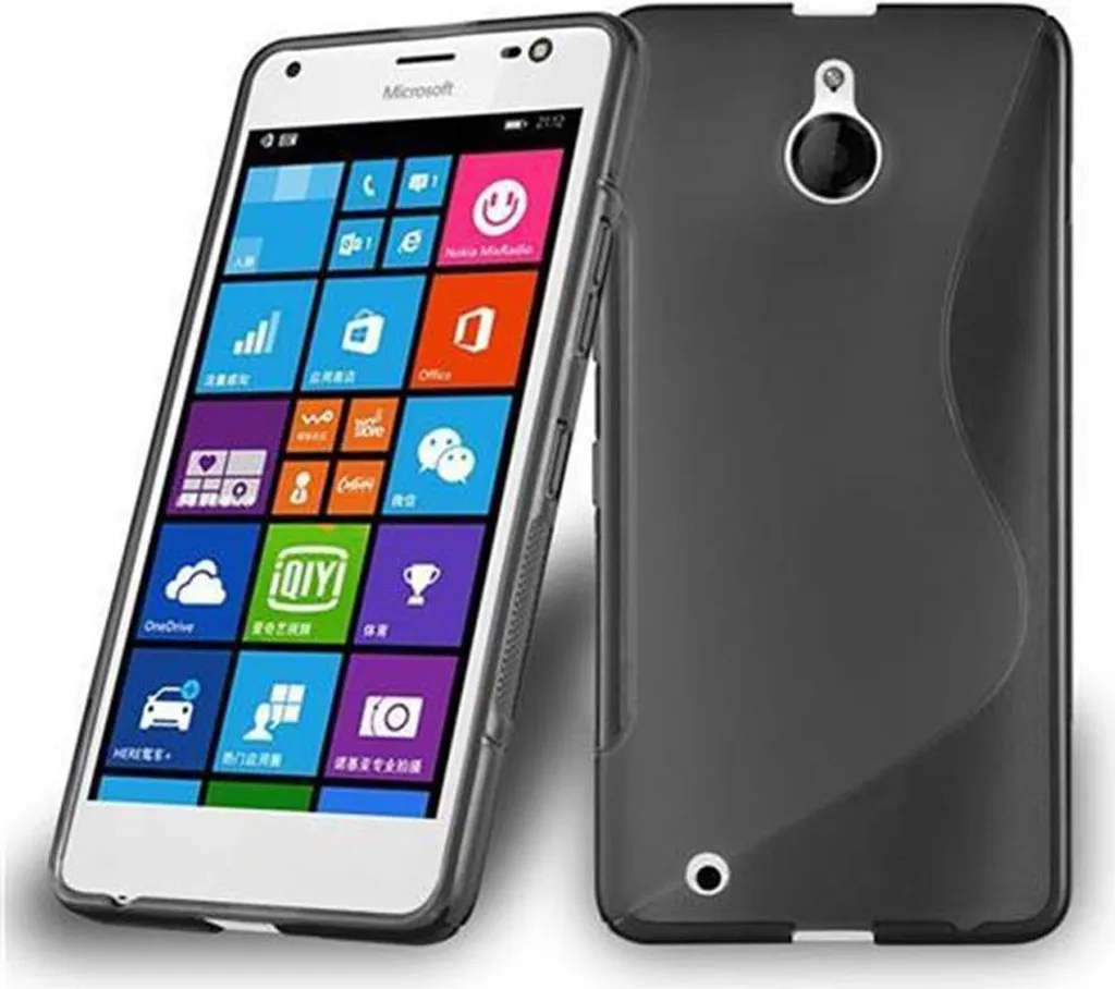 Cover Nero Opaco Lumia 850 Cadorabo - Protezione Slim in Silicone