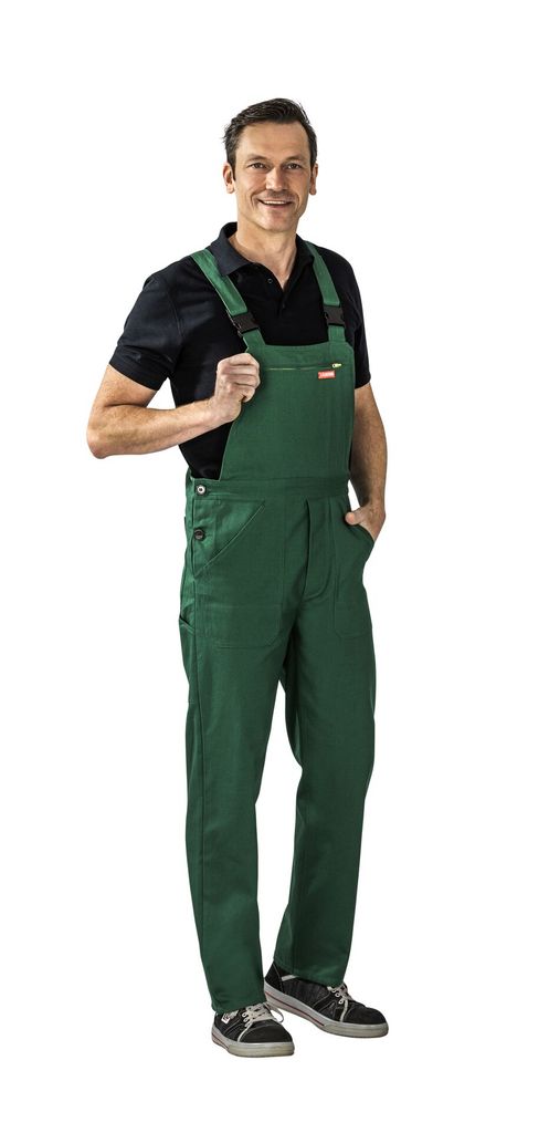 PLANAM Herren Latzhose BW-270 Latztasche Grün 54 Produktbild 