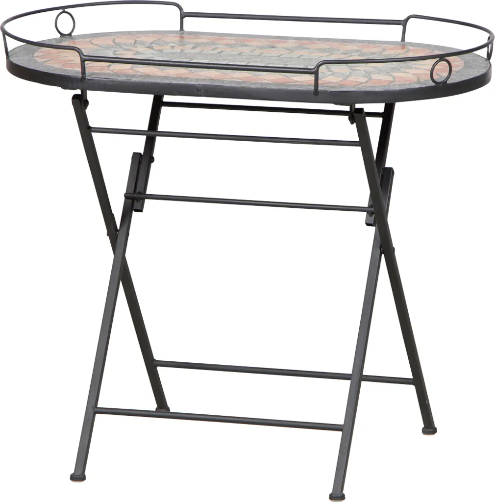 GARDAMO Prato Table de service élégante en métal pour jardin et balcon