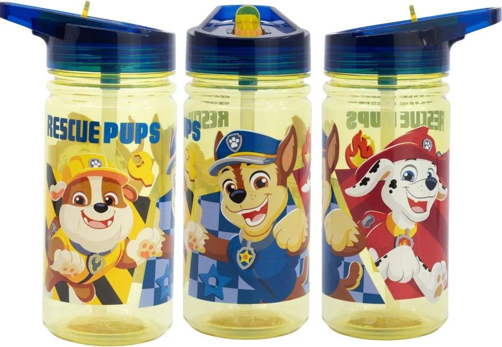 Paw Patrol Chase Rubble Marshall Wasserflasche Trinkflasche Flasche 475 ml