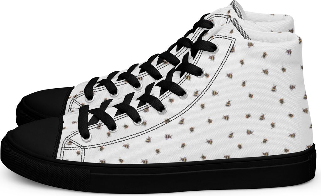 Mr. & Mrs. Panda Damen Sneaker Black Edition Hummel flauschig Größe 44 - Weiß - Geschenk, Sneakers Schwarz, Schwarze für, Natur, Biene, Lustige...