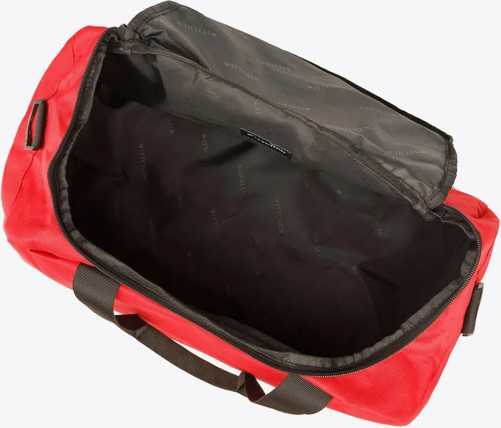 Sac de voyage Wittchen petit format noir/rouge - Polyester robuste