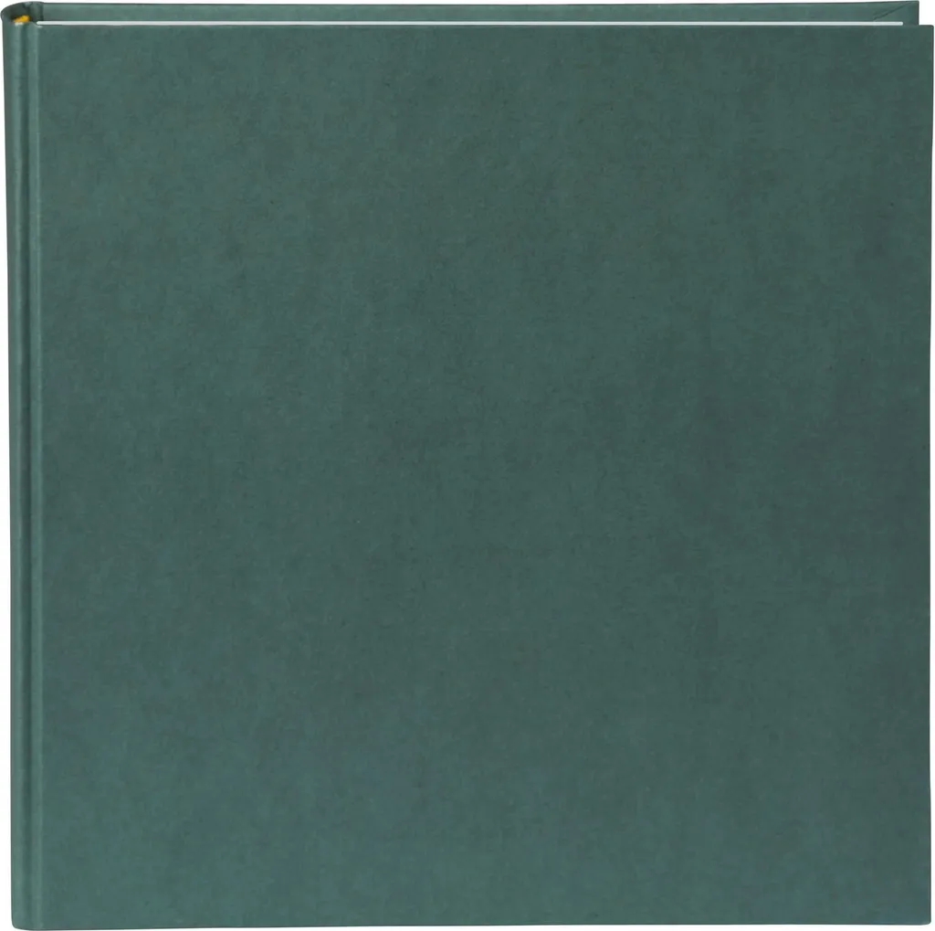 Album Photo à Pages Blanches en Chanvre Vert Minuit 25x25 Goldbuch 60p