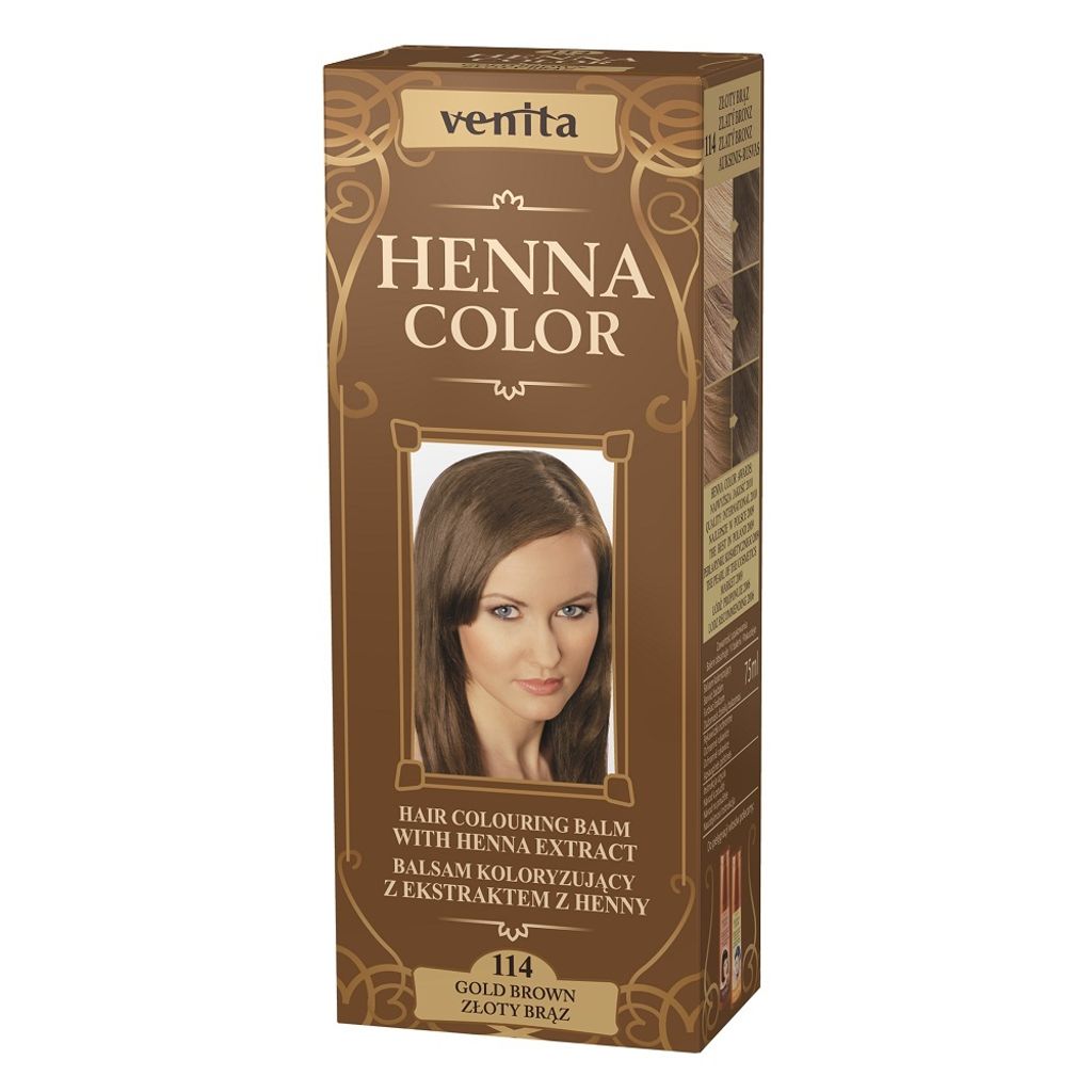 VENITA Henna Tube 114 Goldbraun