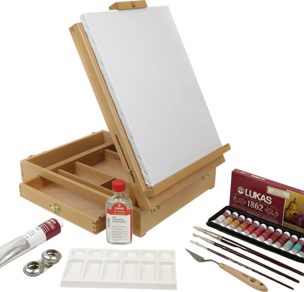 Lukas 1862 Set Ölfarben 12 x 10 ml