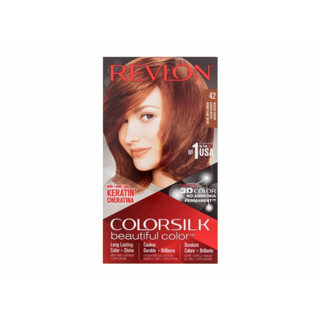 Revlon ColorSilk Beautiful Color, Brązowy, Medium Auburn, Zdjęcie produktu 