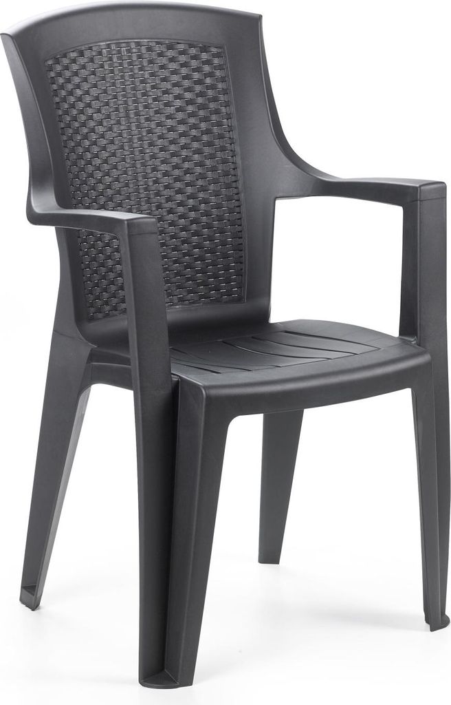 Poltrona Da Giardino "Eden" Antracite - cm.60x62x89h. - Immagine del prodotto 