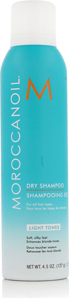A product shot of a bottle of Moroccanoil Dry Shampoo for Light Tones.