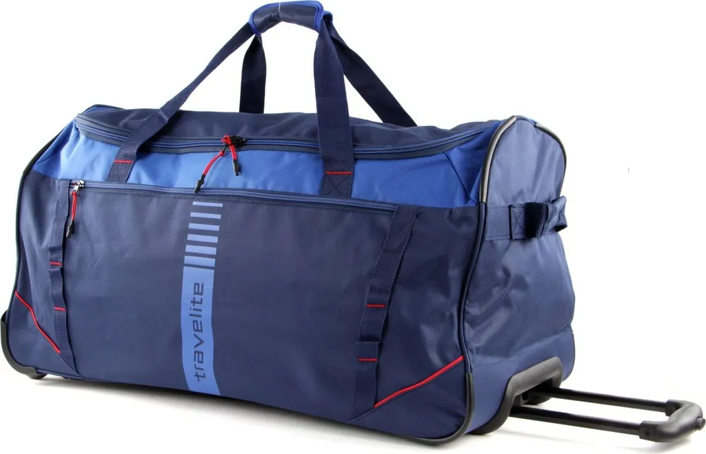 Sac de Voyage à Roulettes pour Sport et Vacances Travelite 70cm Marine