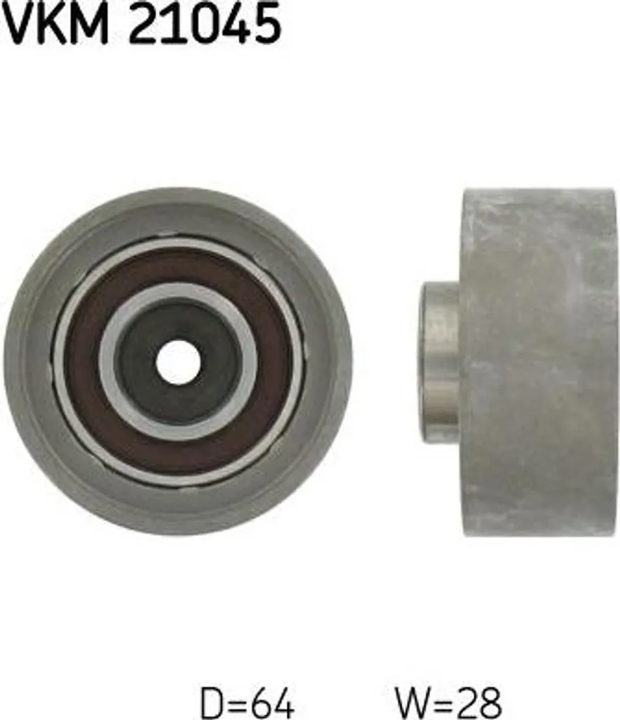 SKF VKM 21045 Rouleau de guidage courroie OE 075109243B pour 940 960