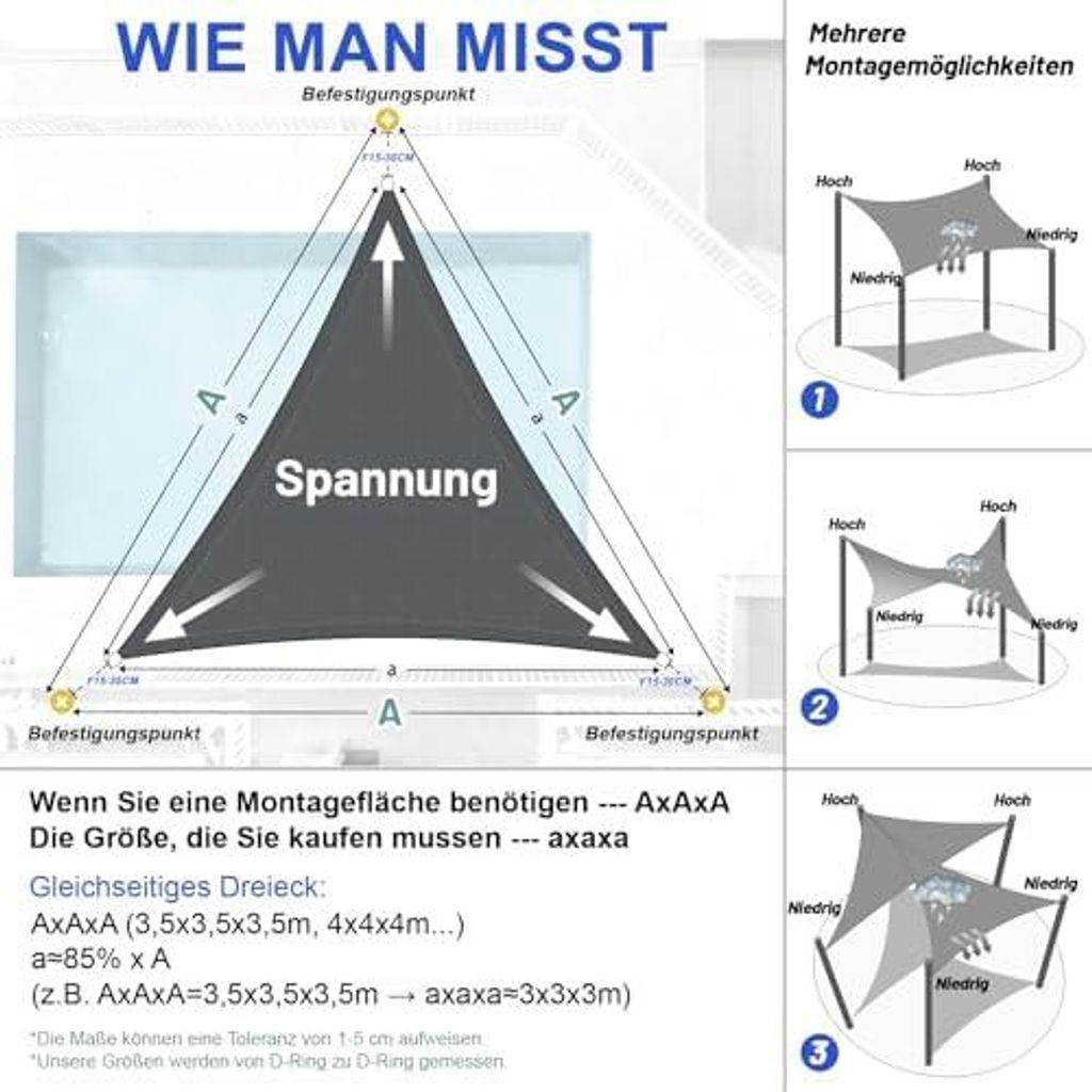 sonnenschutz seitlich an markise SHADEPLUS Wohnmobil Seitenwand Markise, Black Mesh Seitenteil, Universal Wohnwagen Seitenteil, UV-Schutz und Sichtschutz Sunblocker Auto & Motorrad Stil:2,5 TOG usp2:Optimale Bewegungsfreiheit im Schlaf Thule Omnistor Markise 4900,