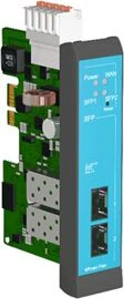 Module MRcard Fiber INSYS 2xGigabit SFP avec 2 entrées numériques 24V