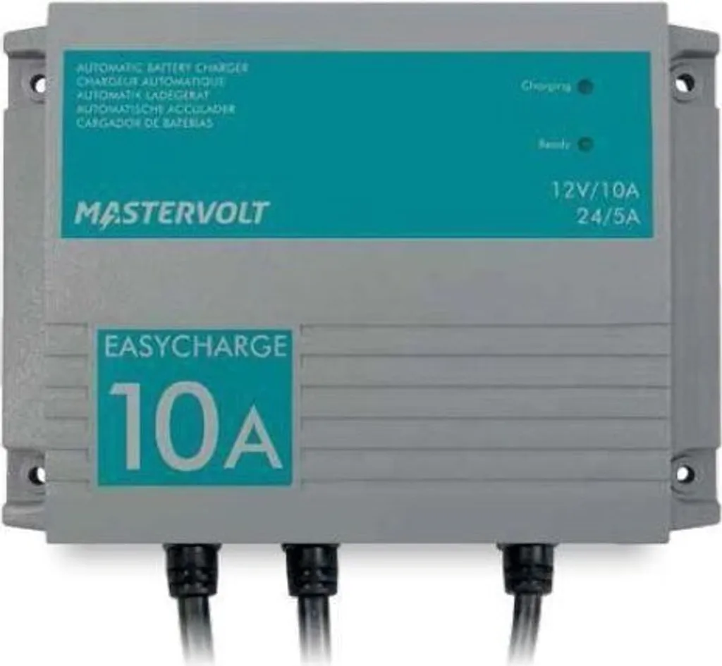 Mastervolt EasyCharge 10A-2 : Chargeur de Batterie 12V 10A Double Sortie