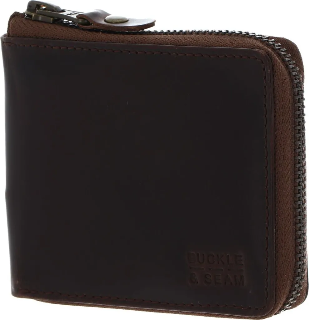 Portafoglio Artigianale Grind Blu Buckle & Seam - Pelle e Anima