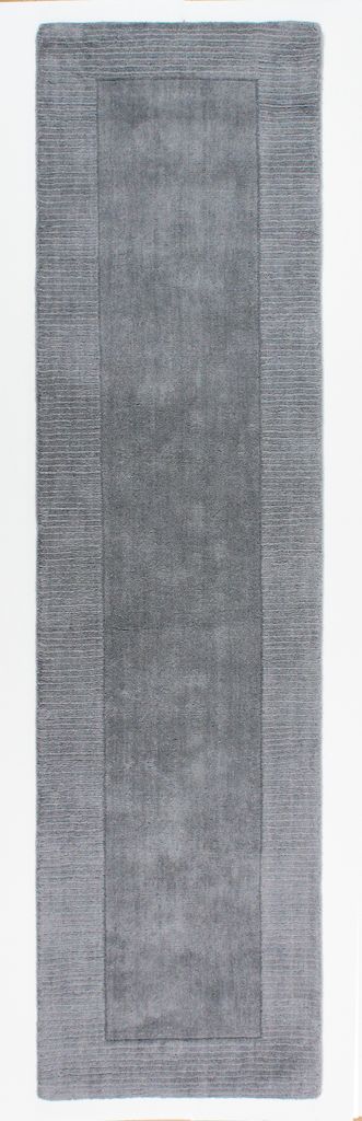 KADIMA DESIGN DEEP SIENA 60 cm x 230 cm Grau Farbe Läufer Indoor Teppich