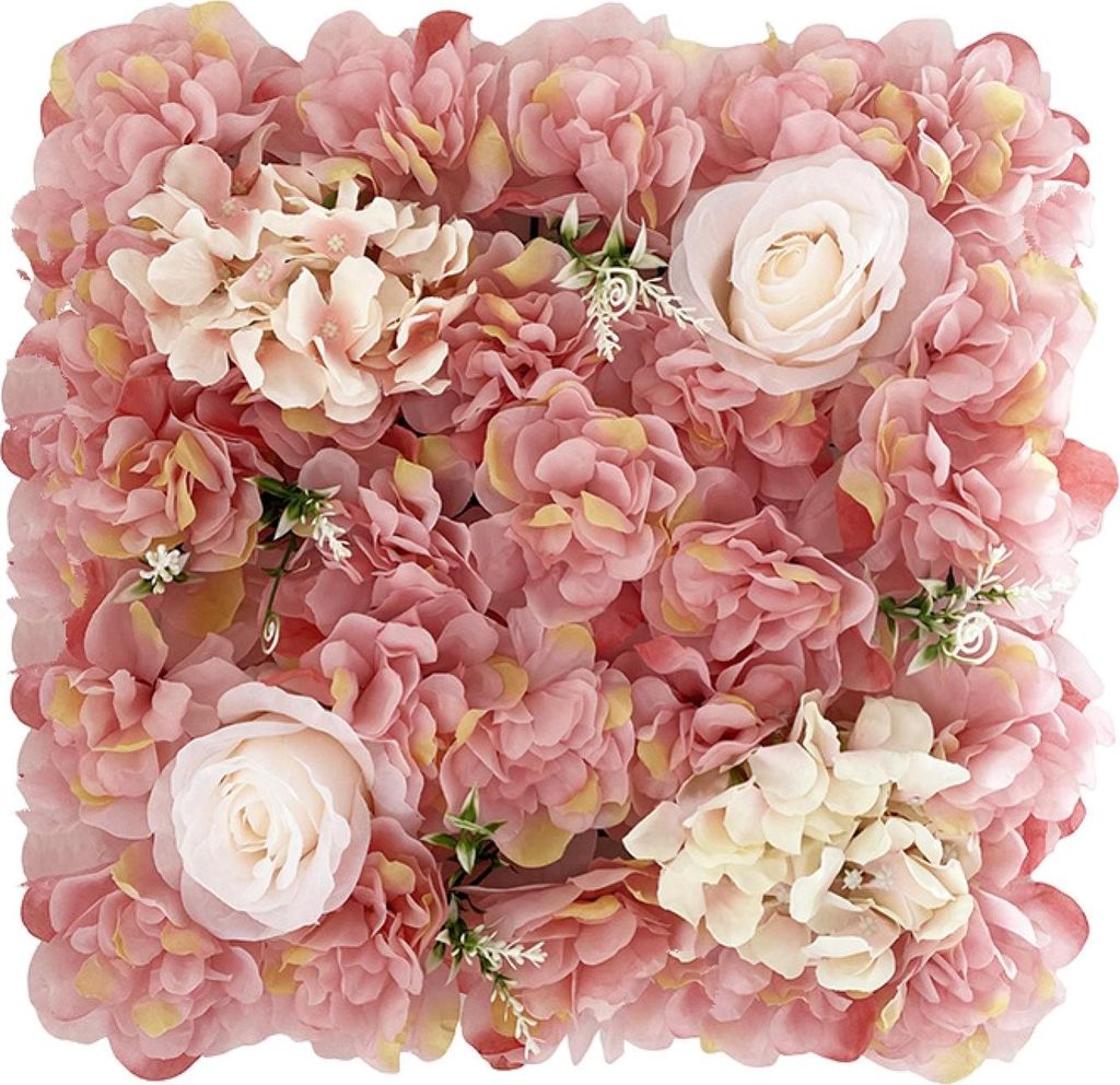 Künstliche Rose Blume Wand Panel Hochzeit Braut Baby Shower Party DIY Platz 3D Floral Wand Hintergrund Dekoration Fotografie Prop