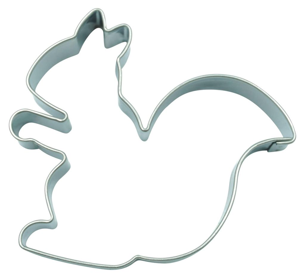 Ausstechform in Eichhörnchenform – ca. 5,6 cm, Edelstahlform, spülmaschinenfest – 241