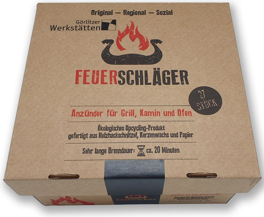 Feueranzünder 27 Stück, geruchsneutral, umweltfreundlich, Produktbild 