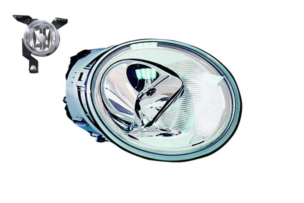 Johns, Scheinwerfer Halogen passend für VW New Beetle 1C 9C 1Y 98- 05 H1 H1 Li. + Nebel 1C0941029J 1C0941029D 1C0941029 1C0941699B