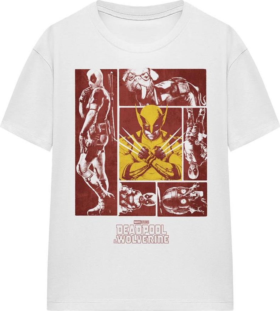 Deadpool & Wolverine - T-Shirt für Damen TV25763 (M) (Weiß)