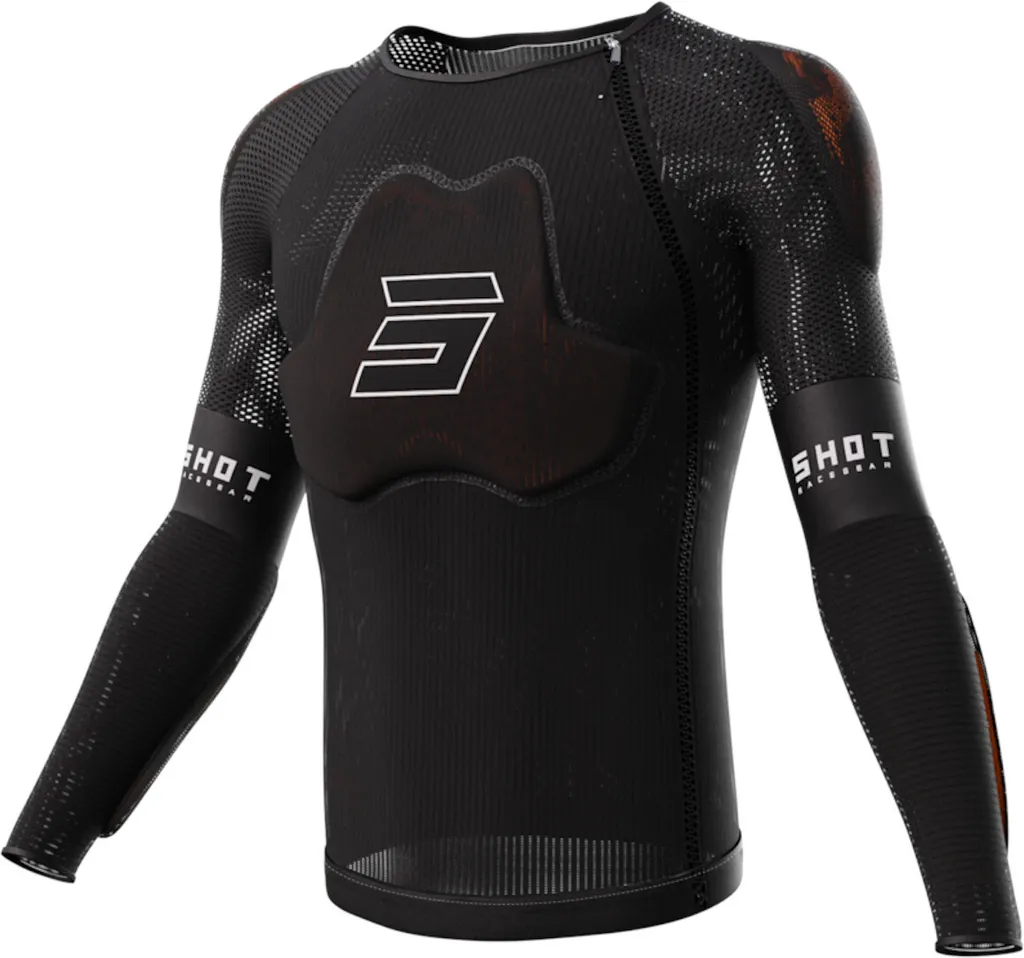 Protection Shot Race D3O Noir en Taille M avec Technologie Anti-Impact Moto