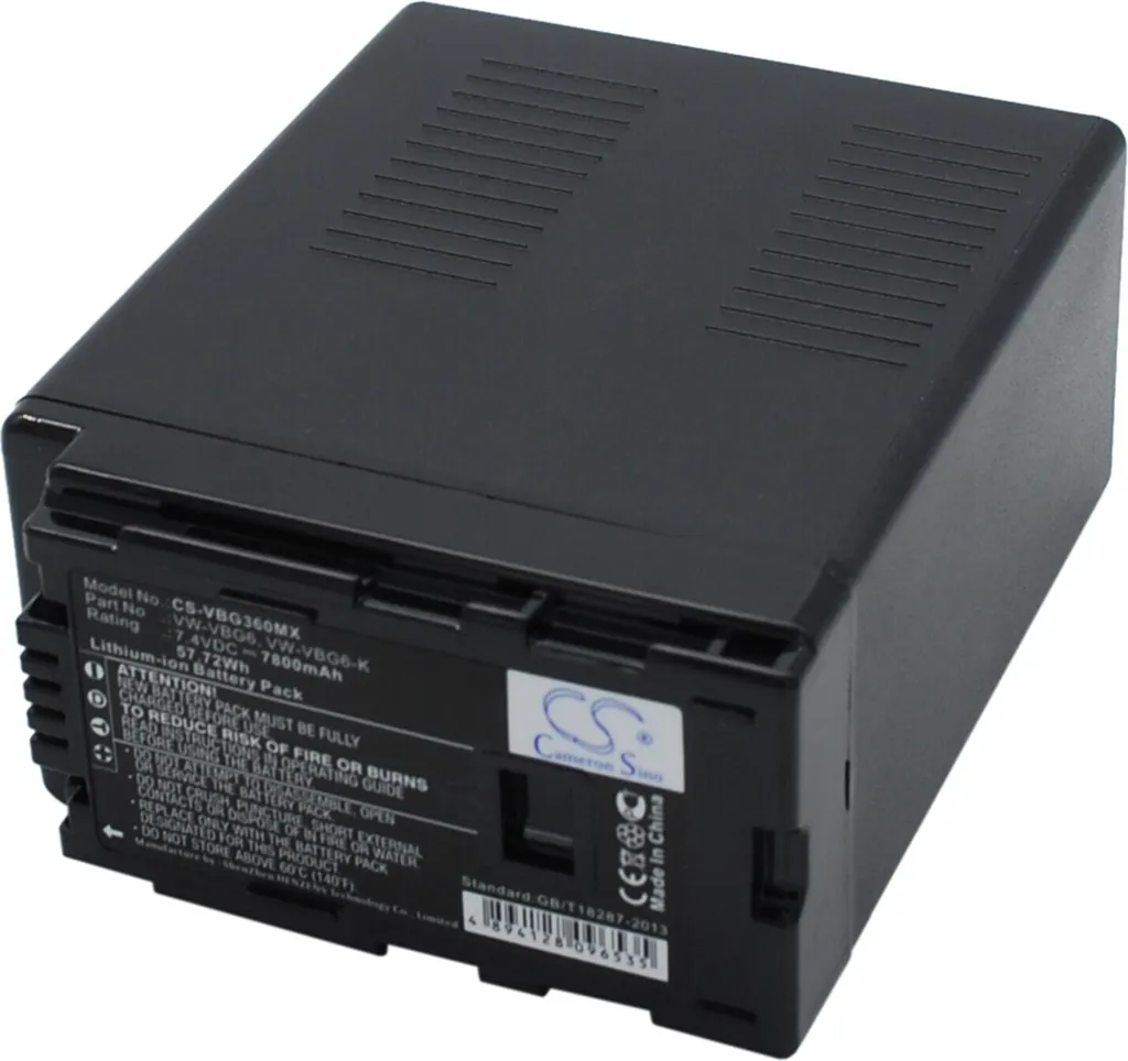 Prezzo Shock: Batteria TECHTEK 7800mAh per Panasonic AG-AC130/160/HMC150