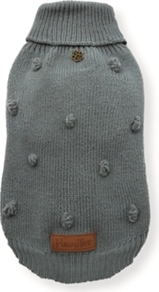 Croci Hundepullover Homy Ponpon Grau
