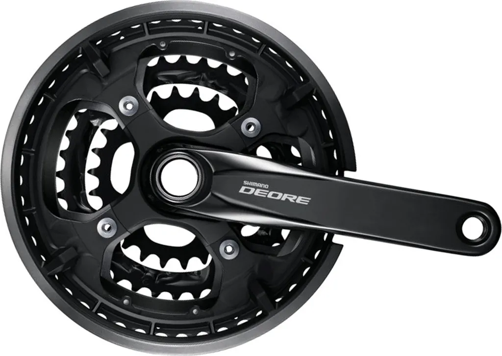Pédalier Shimano FC-T6010 170mm avec Carter KSS Noir 48-36-26 Dents