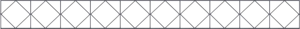 Alberts 665227 Dekorelement Design Bergen | für die Dekoration von Doppelstabmattenzäunen | anthrazit | Breite 2000 | Höhe 200 mm