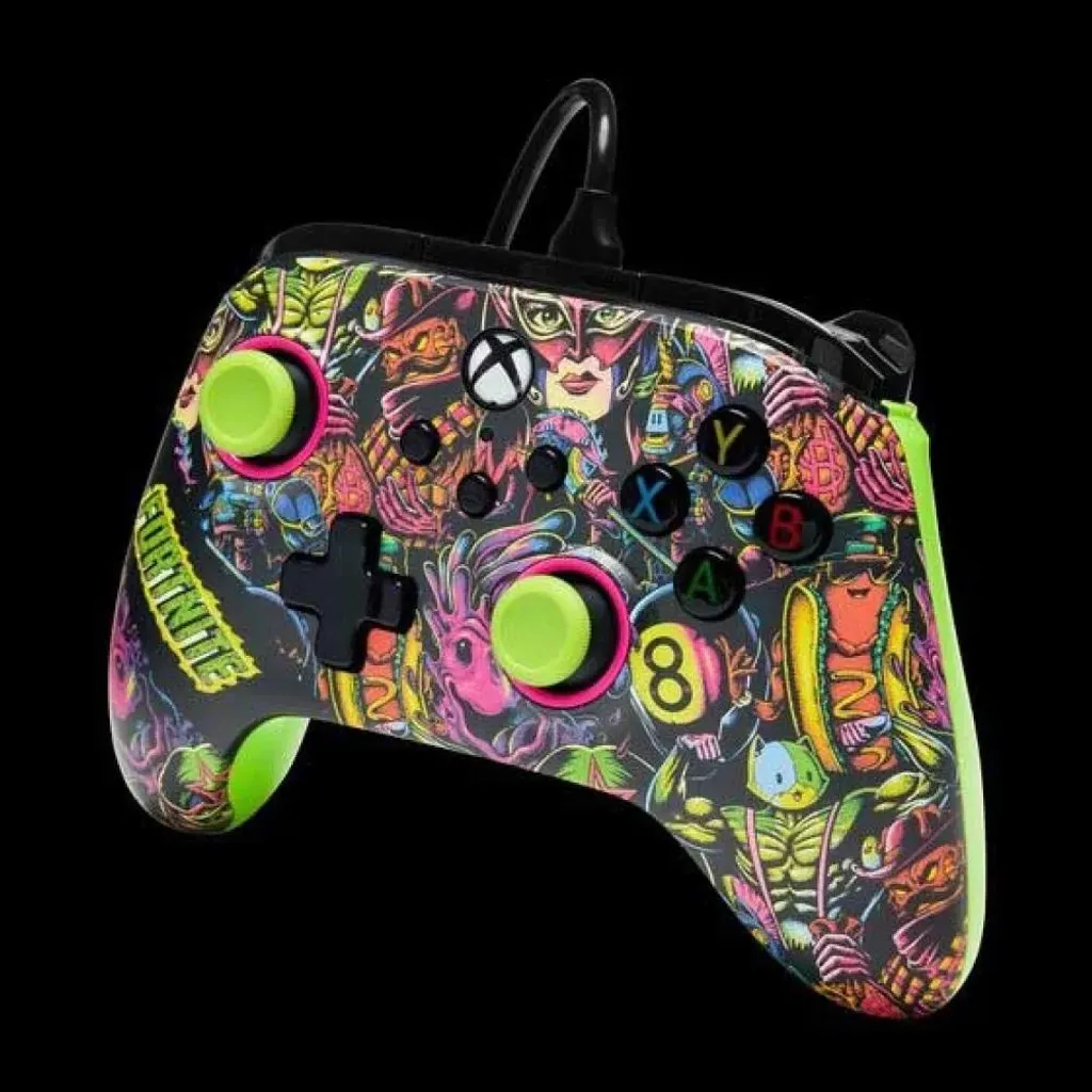 Manette Xbox PowerA Fortnite Glow avec Boutons de Jeu Programmables - 14
