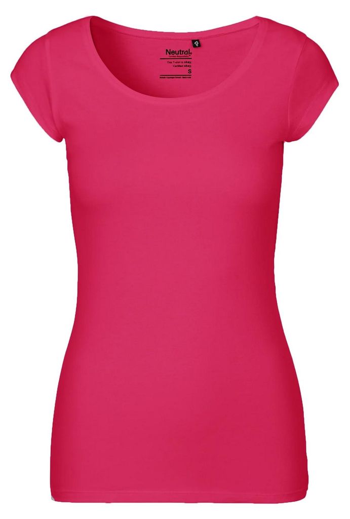 Neutral - T-Shirt Rundhalsausschnitt für Damen LT2906 (XS) (Pink)