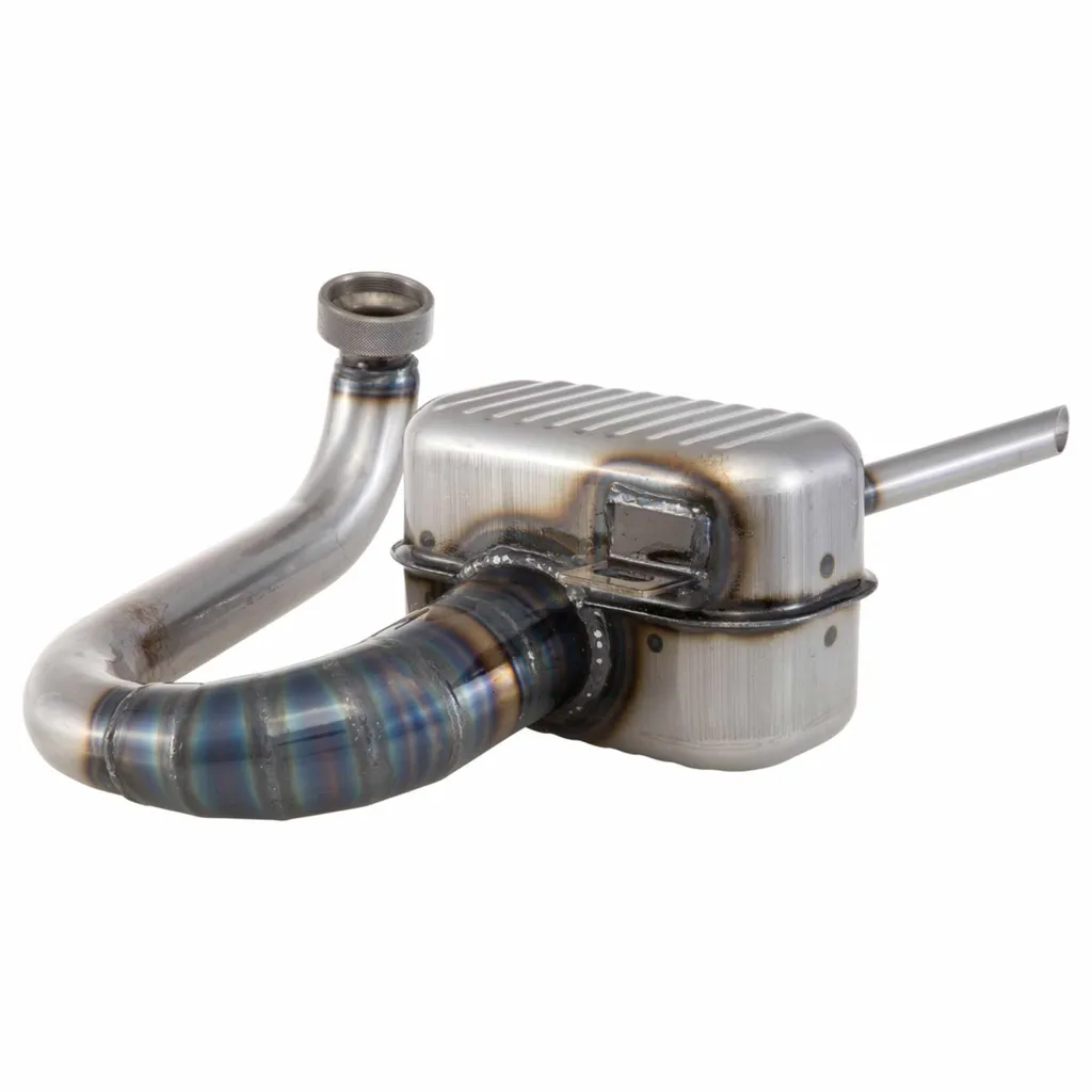 Échappement pour pneus larges et grand support de fixation pour course - 4