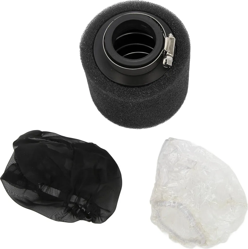 38 mm Moto Filtro Aria Pulitore Universale per 50 cc-200 cc ATV Dirt Bike Moto ScooterNero
