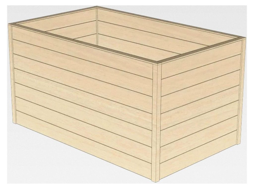 Hochbeet-Kit, Holz-Stecksystem 80 cm hoch – Pflanzkasten-Bausatz aus Fichte, 18 mm Wandstärke für Garten, Gemüsebeet und Kräuterbeet – DIY ...