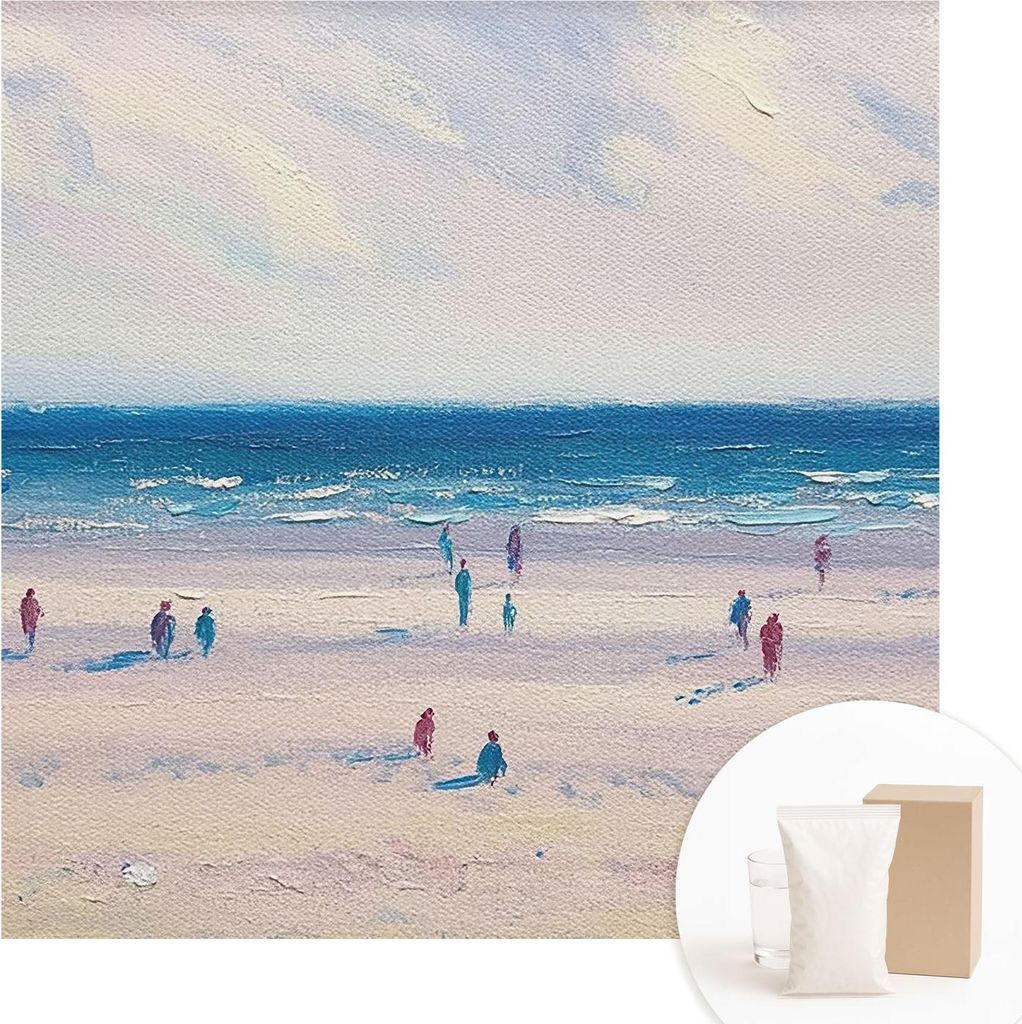 Fototapete - Wandbilder für Wohnzimmer - 250x250 cm - Dekorative Wandfolie - Modernes Design für Wanddekoration - Tapeten für Innenräume - Meer...