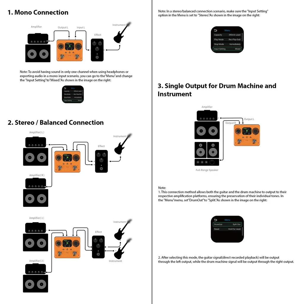 Station de loop pour guitare électrique avec boîte à rythmes intégrée - 9