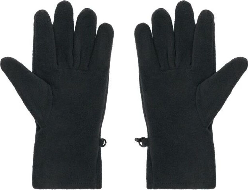 Wärmende Fleece Handschuhe für Damen und Herren black, Gr. S/M