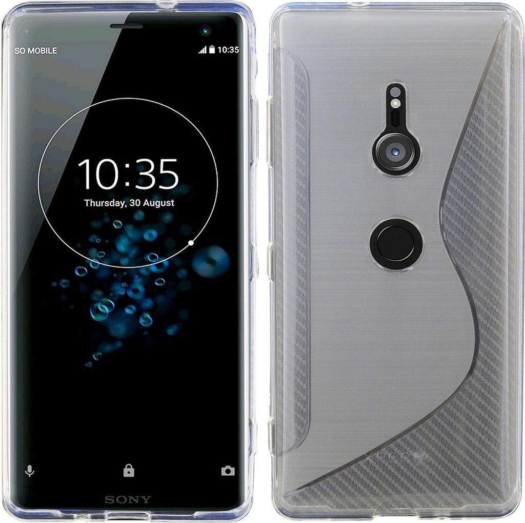 Sony Xperia XZ3 Handy Silikon Schutzhülle Cover Case Produktbild 