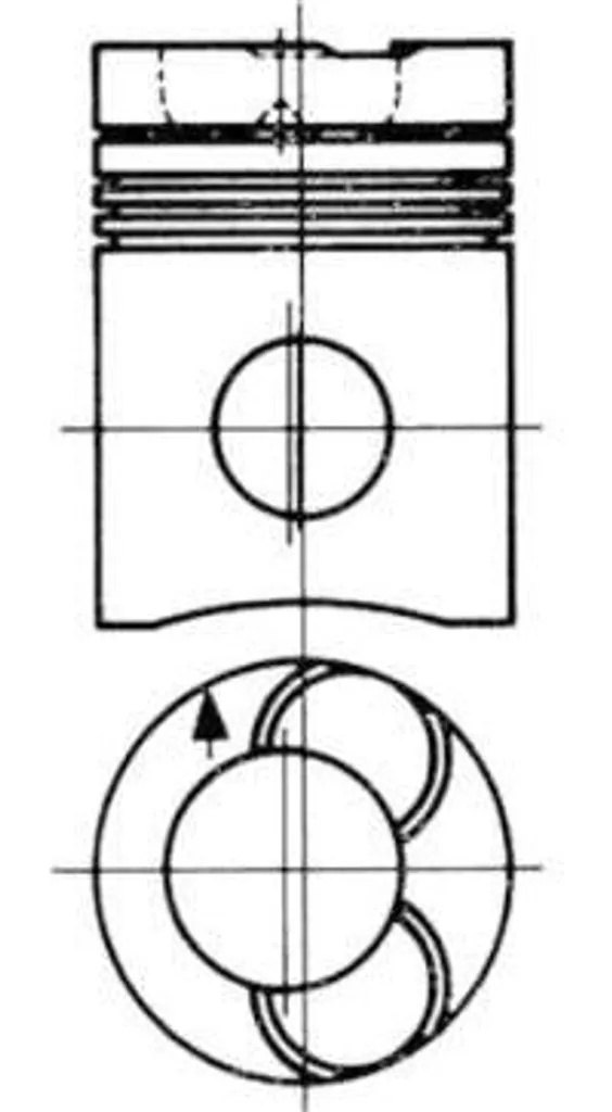 Piston OE 275038 KOLBENSCHMIDT 91360600 haute résistance pour Santa Fe