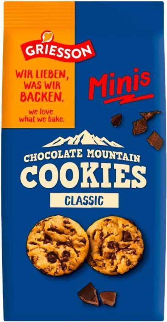 Griesson Chocolate Mountain Cookies Classic Minis 125g