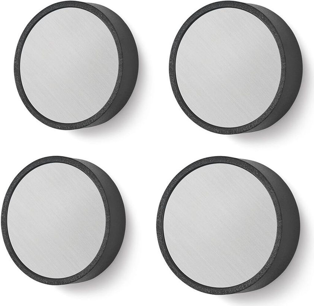 ZACK Edelstahl Magnet Set MONOR 4 Stück Magnete Magneten 3 cm 30769